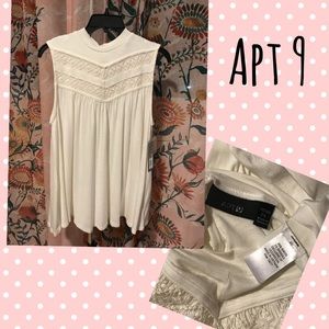 Lace Sleeveless Top